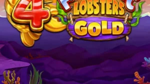 Tampilan visual slot 4 Fantastic Lobsters Gold dengan tema bawah laut yang cerah